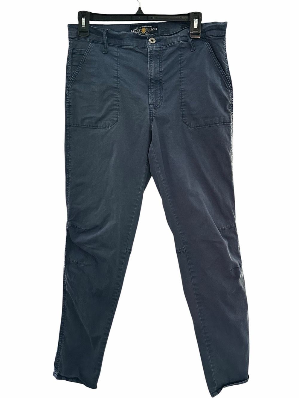 Lucky Brand Woman’s Navy Cargo Pants - Size 10 - Pre-Loved Waist 16” Inseam 29”